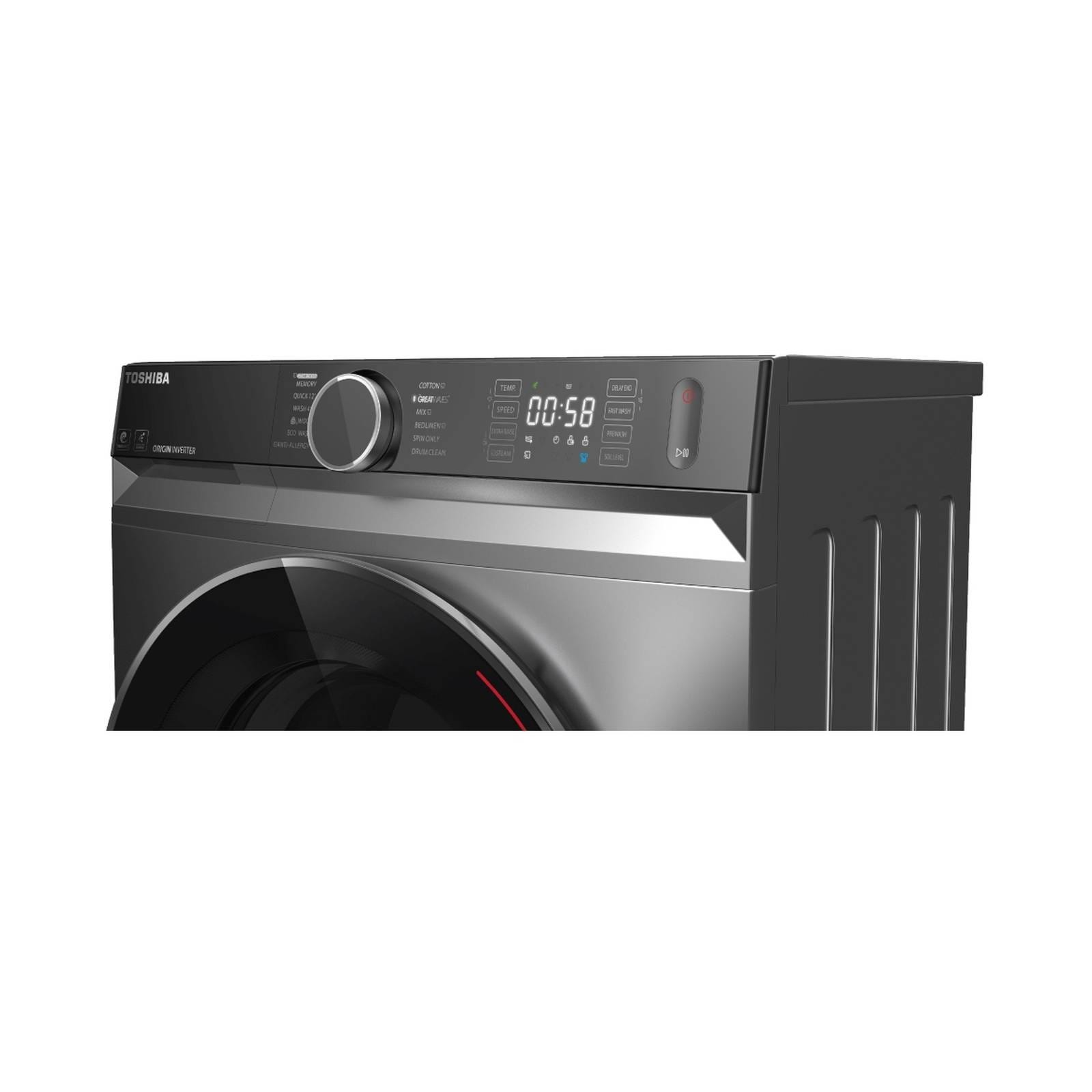 TOSHIBA TW-BK115G4S INVERTER FRONT LOAD WASHING MACHINE (10.5KG) - Image 2