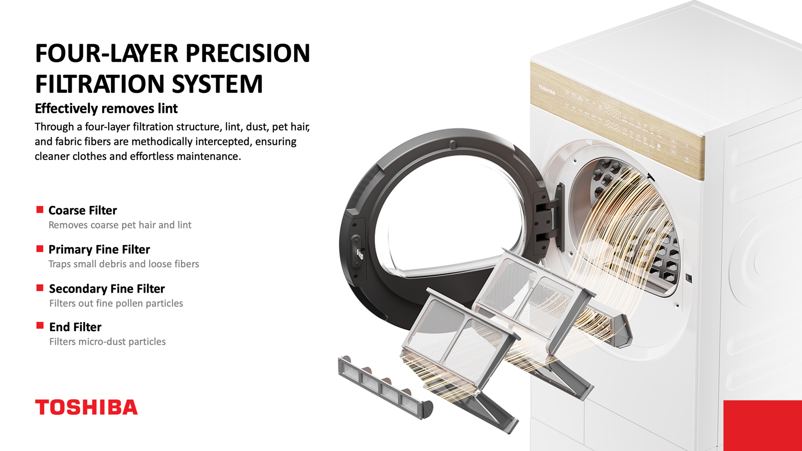 TOSHIBA TWD-T40BZU110MWS(WT) FRONTLOAD WASHER/DRYER (TW-T40BZP110MWS(WT)+TD-T40BS90HWS(WT) (10KG/8KG) - Image 5