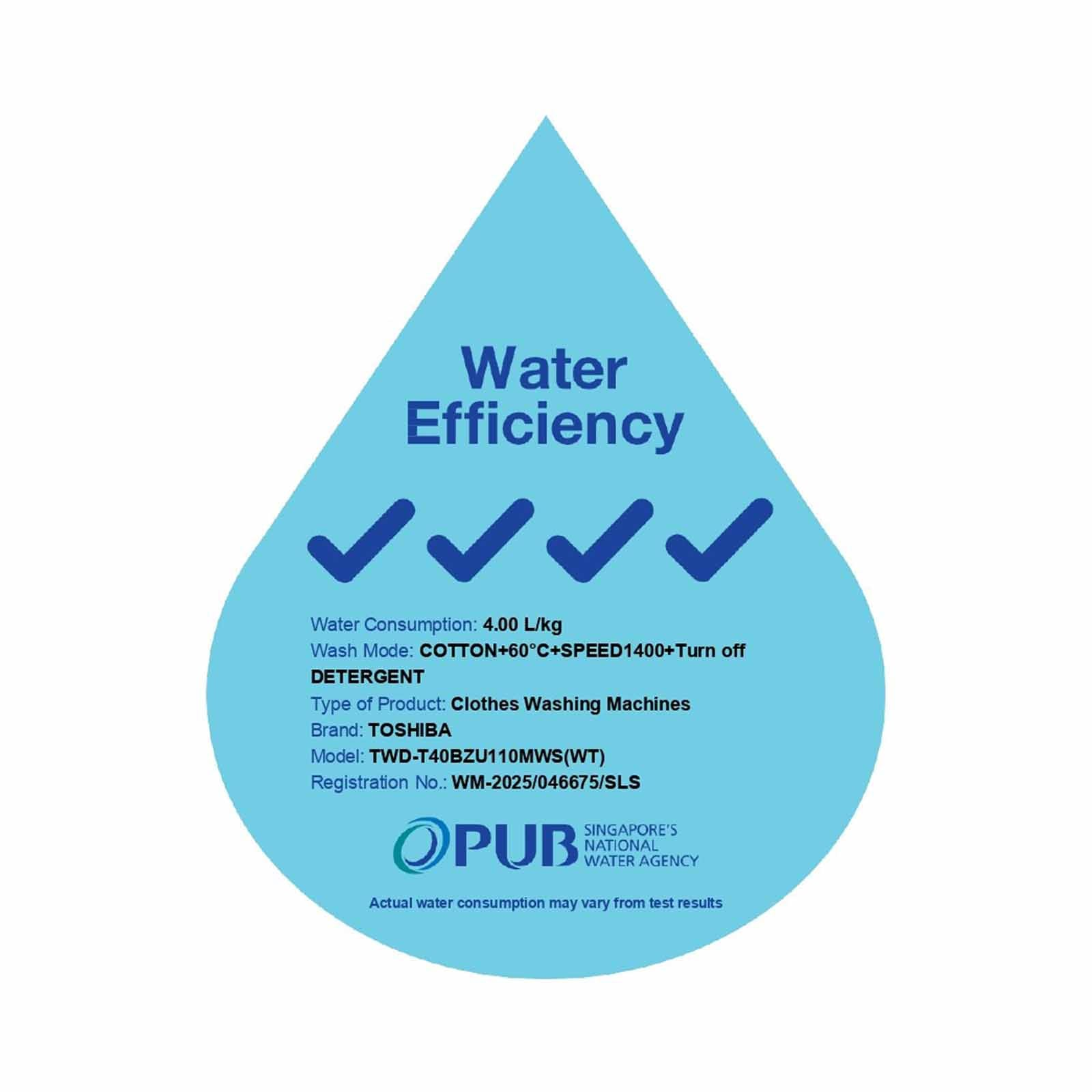 TOSHIBA TWD-T40BZU110MWS(WT) FRONTLOAD WASHER/DRYER (TW-T40BZP110MWS(WT)+TD-T40BS90HWS(WT) (10KG/8KG) - Image 6