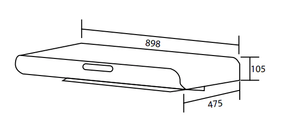 MAYER MMSL983OT SLIMLINE HOOD 90CM - Image 4