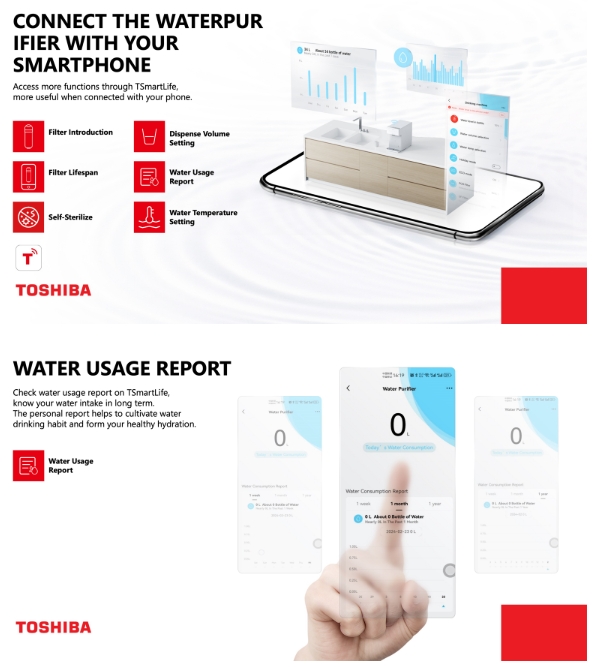 TOSHIBA TWP-W2255TSG(W) WATER PURIFIER (2.0L) - Image 8