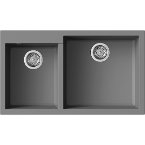 Rubine MEQ 860-86R PB | MEQ 860-86R TI Inset Granite Kitchen Sink