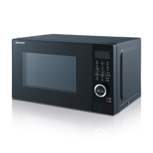 SHARP R-20SD-B [20L] SOLO MICROWAVE DIGITAL - BLACK