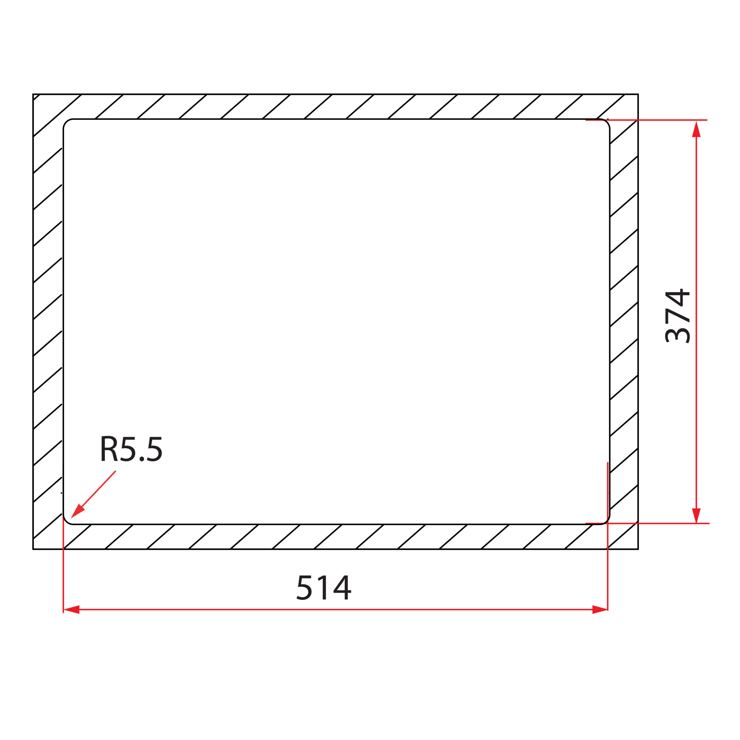 RUBINE ZEX 810-53 18/8 Stainless Steel Sink - Image 3