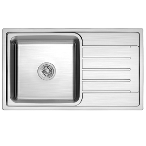 Rubine ZEX 811 Stainless Steel Sink (1 Bowl + Drainer)