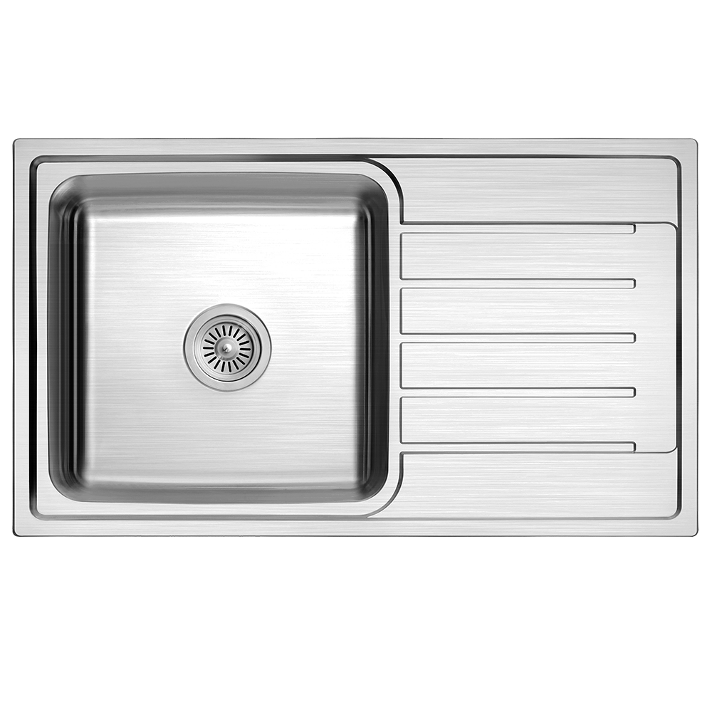 Rubine ZEX 811 Stainless Steel Sink (1 Bowl + Drainer)