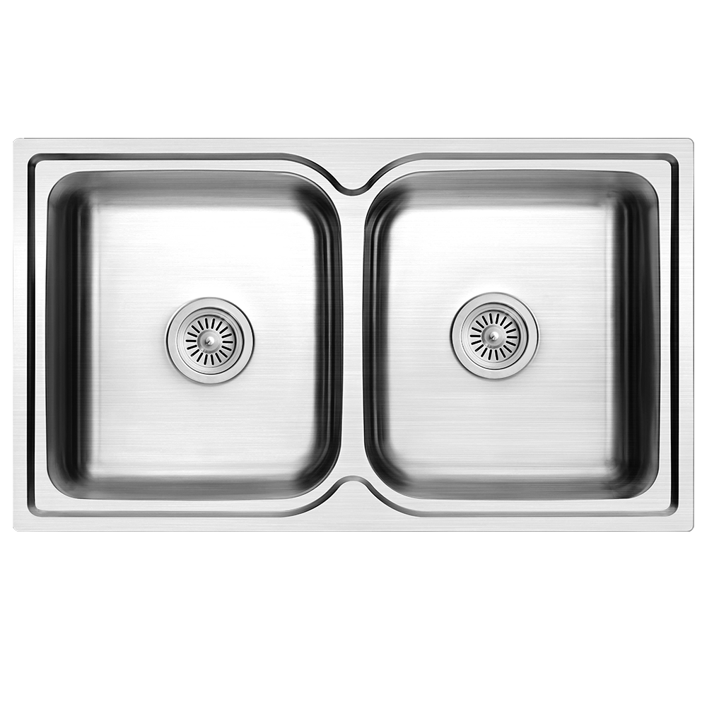 Rubine ZEX 820 – Double Bowl Stainless Steel Kitchen Sink
