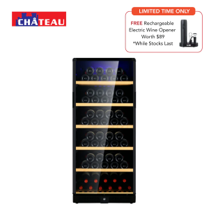 Chateau CW 100TH SNS| CW100THSNS [120 Bottles] Single Zone Wine Cellar