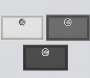 Rubine MEQ 810-76U PB | MEQ 810-76U TI | MAEQ 810-76U WH kitchen sink