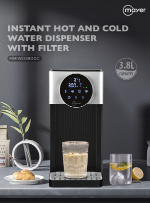 [PROMO TILL END OF MAR 26] Mayer MMIWD3800C [3.8L] Instant Hot & Cold-Water Dispenser with Filter