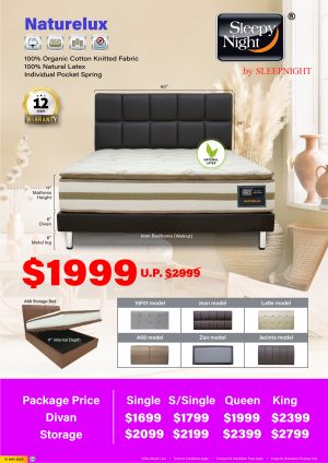 Sleepy Night Naturelux mattress package