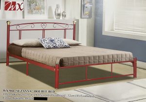 WX 504 | WX504 Suzanna Double Bed | Decorative Metal Frame