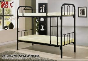 The WX 661 Safari Double Decker Metal Bed Frame
