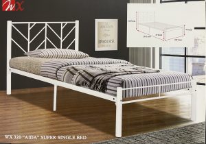 WX 320 AIDA Single / Super Single Metal Bed Frame