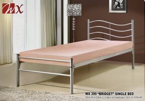 WX 399 BRIDGET Single Bed Metal Bed Frame