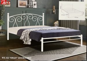 WX 522 SWAN Double Bed Metal Bed Frame