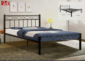 WX 553 SHIRA Double Bed Metal Bed Frame