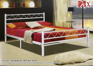 WX 567 Deborah Double Bed Metal Bed Frame