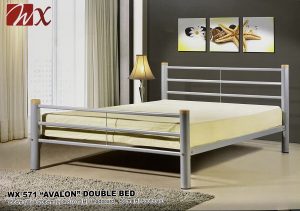WX 571 Avalon Double Bed Metal Bed Frame