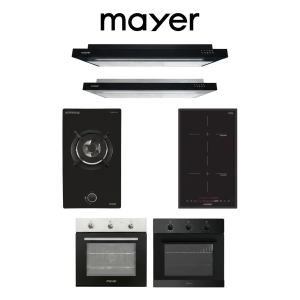 [Bundle | Free Gift] MAYER MMSI900LEDHS Hood | MMGH320H | MMGH310H Gas Hobs | MMIH30CS Induction Hob | MMDO9 75L Oven - MMSI900LEDHS+MMGH310H+MMIH30CS+MMDO9