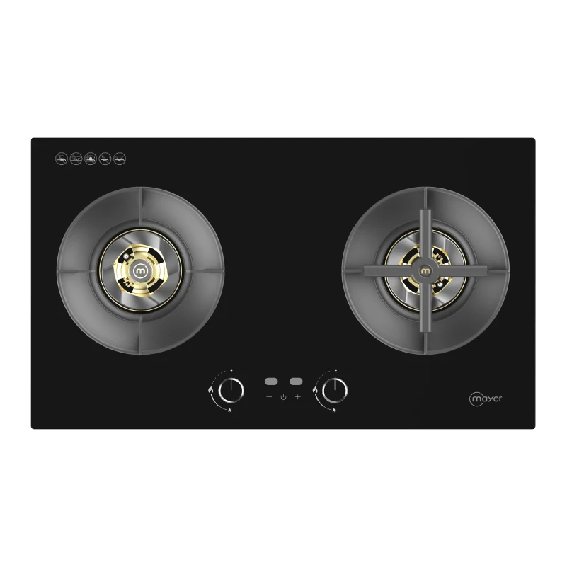 Mayer MMGH288HI 88cm 2-Zone Glass Gas Hob Singapore