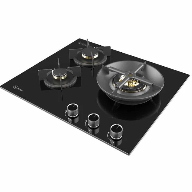 Mayer MMGH360HI 60cm 3-Burner Glass Gas Hob