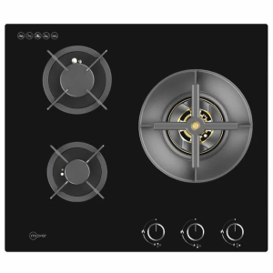 Mayer MMGH360HI 60cm 3-Burner Glass Gas Hob