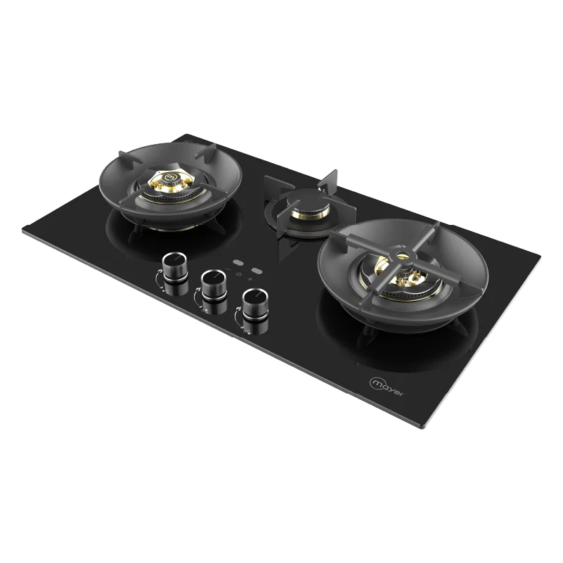 Mayer MMGH378HI 78cm 3-Zone Glass Gas Hob Singapore