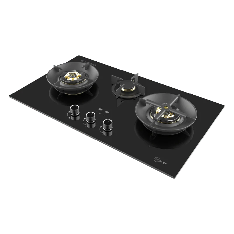 Mayer MMGH388HI 88cm 3 Burner Glass Gas Hob - Image 3