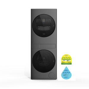 Whirlpool XWGD131002GG 13kg/10kg Intelli-Care Washer Dryer Laundry Tower Singapore | All-in-One Laundry Solution