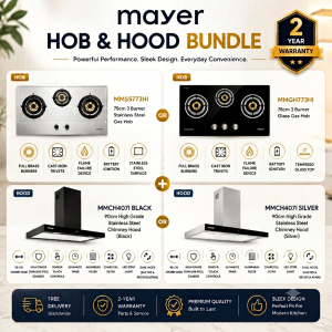 Mayer bundle mmgh773hi, mmss773hi, mmch407i hob and hood package