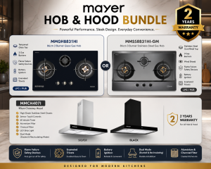 Mayer MMGH8831HI / MMSS8831HI-GM + MMCH407I Hob & Hood Package Singapore