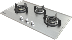 Whirlpool GWM8831TS GWM8831LS 88cm 3-Burner Stainless Steel Built-In Gas Hob