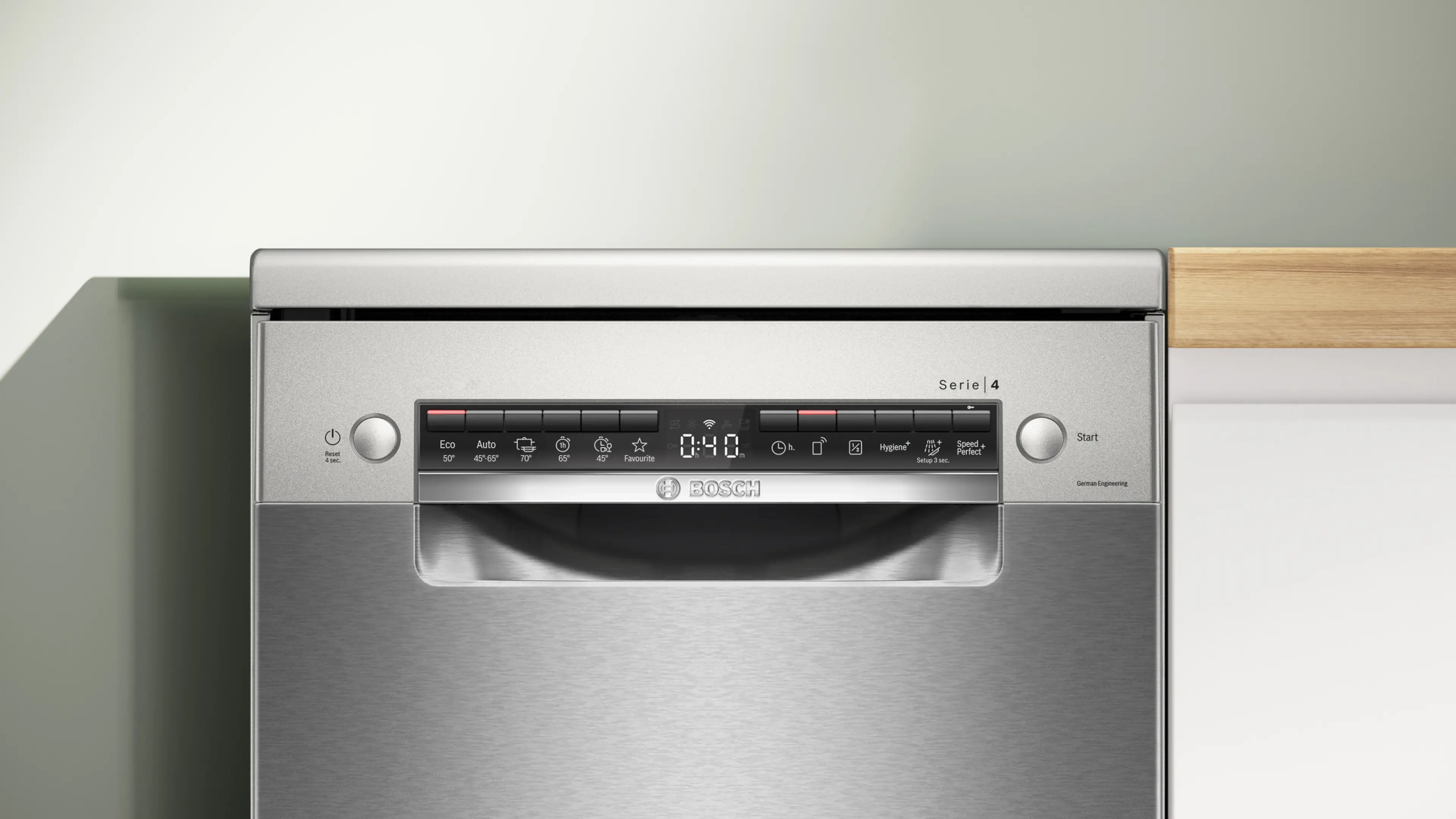 Bosch Series 4 SPS4HMI64Q 45 cm Free‑Standing Dishwasher | Brushed Steel Anti‑Fingerprint (PROMO WHILE STOCK LAST) - Image 3