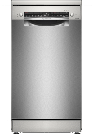 Bosch SPS4HMI64Q Series 4 45cm Free-Standing Brushed Steel Dishwasher Singapore