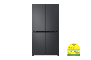 LG GF-B6014EV 601L Multi Door Refrigerator Essence Black Steel Singapore