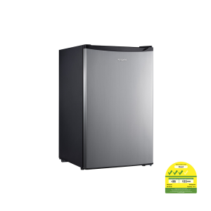 Whirlpool WF1D130RSS 131L single door fridge in Shine Silver